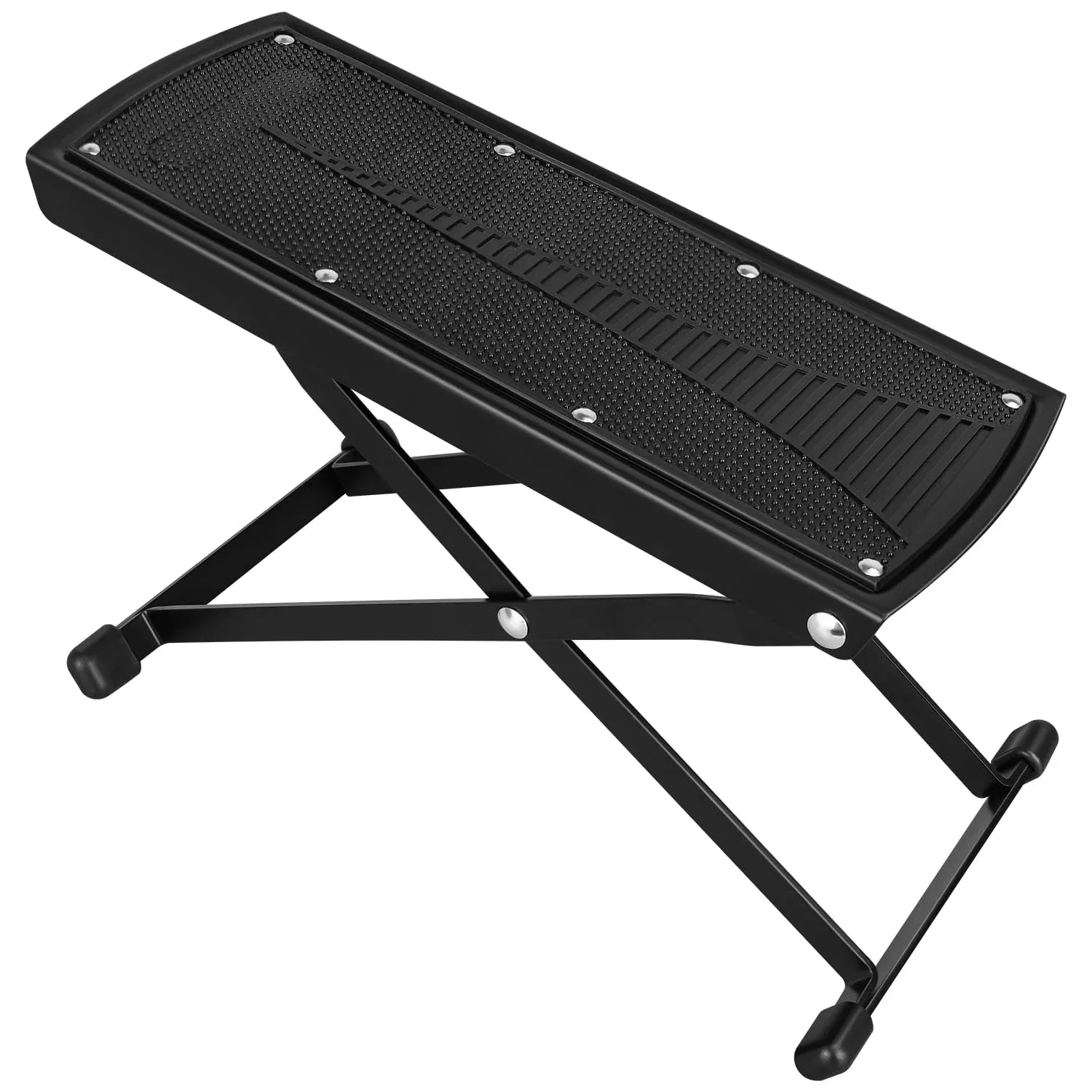 1/2/4 Pack Guitar Foot Stool, 6 Position Height Guitar Foot Rest, Adjustable Guitar Rest Step Footstool with Rubber End Caps and