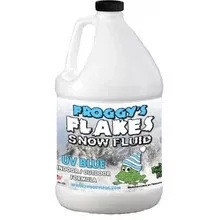 1 GALLON - BLUE UV BLACKLIGHT REACTIVE SNOW JUICE MACHINE FLUID - FROGGYS FLAKES - EVAPORATIVE FORMULA