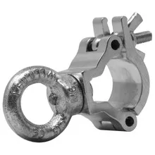 1″ Half Coupler with Eye Bolt, Fits 0.75-1″ OD Tube, 132 lb Load