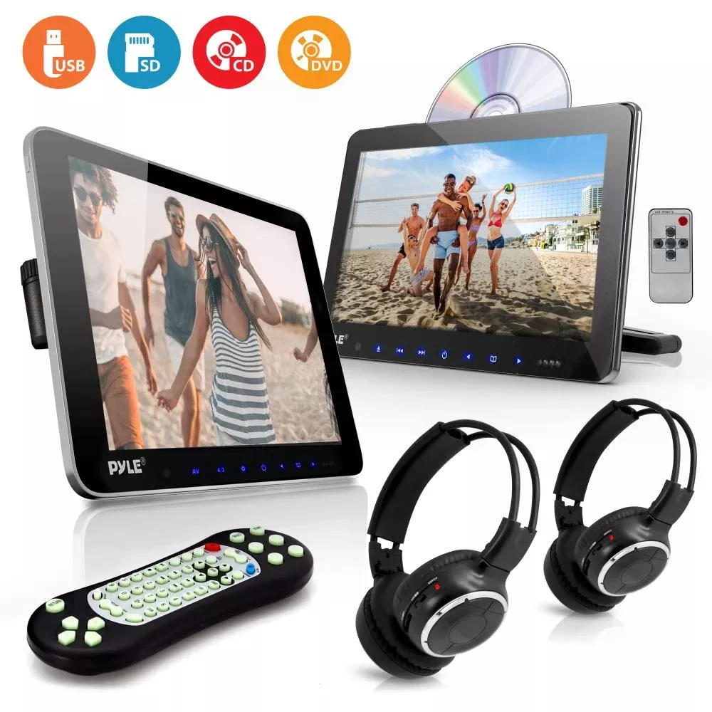 10.5″ Car Headrest Dvd Player Kit