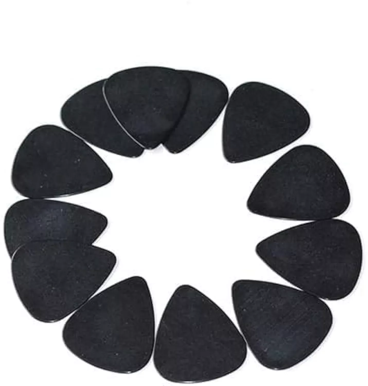10Pcs Black Guitar Picks, Celluloid Guitar Plectrums for Your Electric, Acoustic, or Bass Guitar 0.5mm Guitar Picks and Bass Pic