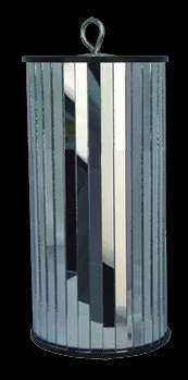 12″ Mirror Cylinder – Real Glass Reflective Tube for Lighting Effects & Installations