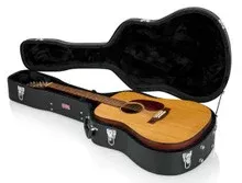 12 String Dreadnought Guitar Wood Case