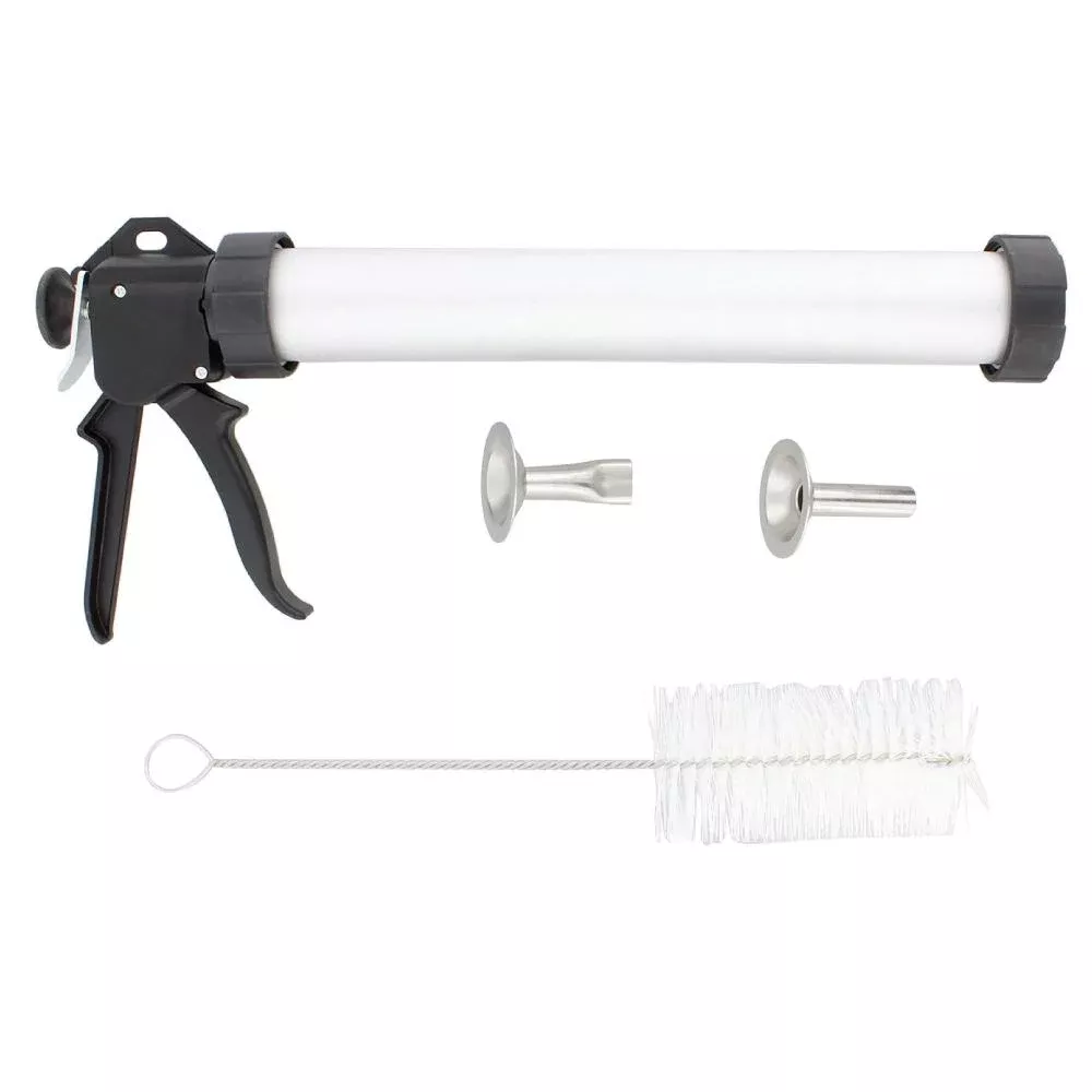 15″ Beef Jerky Gun Food Grade Aluminium – Homemade Sausage Making Cannon Kit