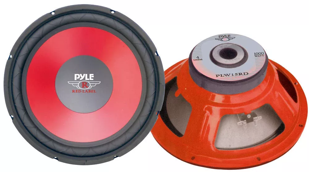 15″ Car Subwoofer 1000 Watt Svc