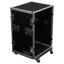 16U Pro Amp Rack with Casters