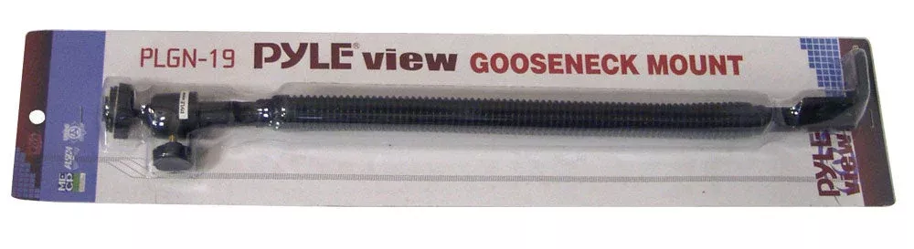 19″ Adjustable Gooseneck Monitor Mount with 1/4″ Slide Bracket