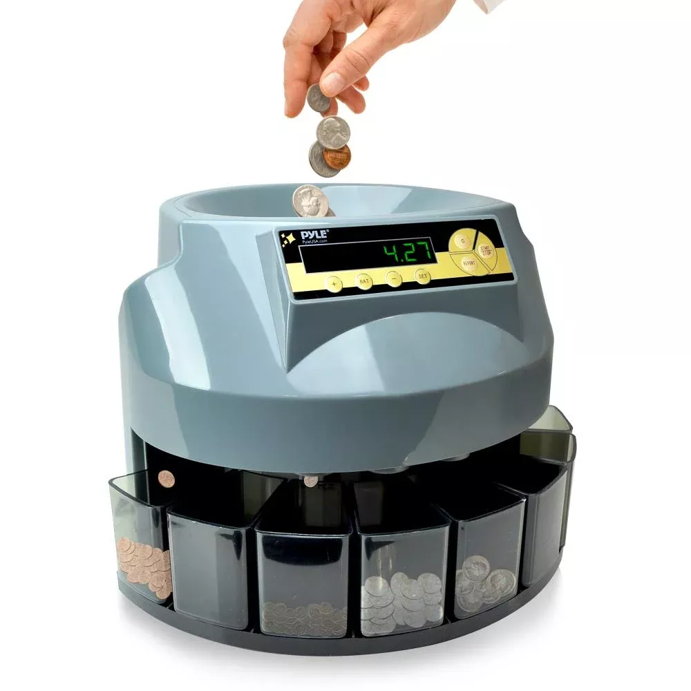 2-In-1 Coin Counter & Coin Sorter