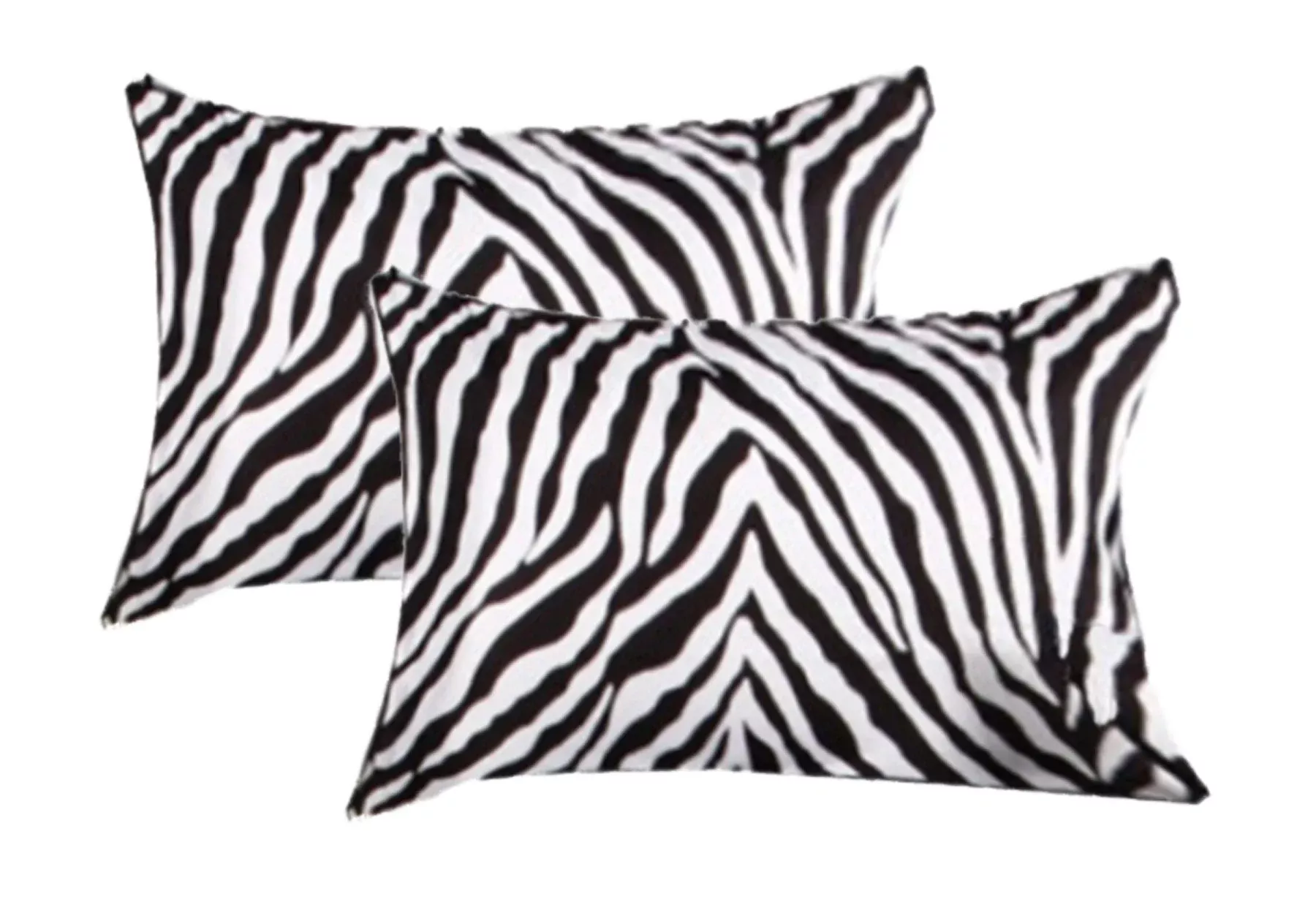 2 Pce Zebra Standard Pillowcase