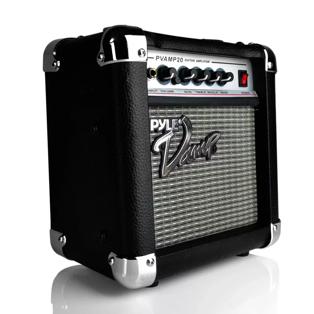 20W Guitar Amplifier, Crunchy Sound, 3-Band EQ, 6″ Speaker