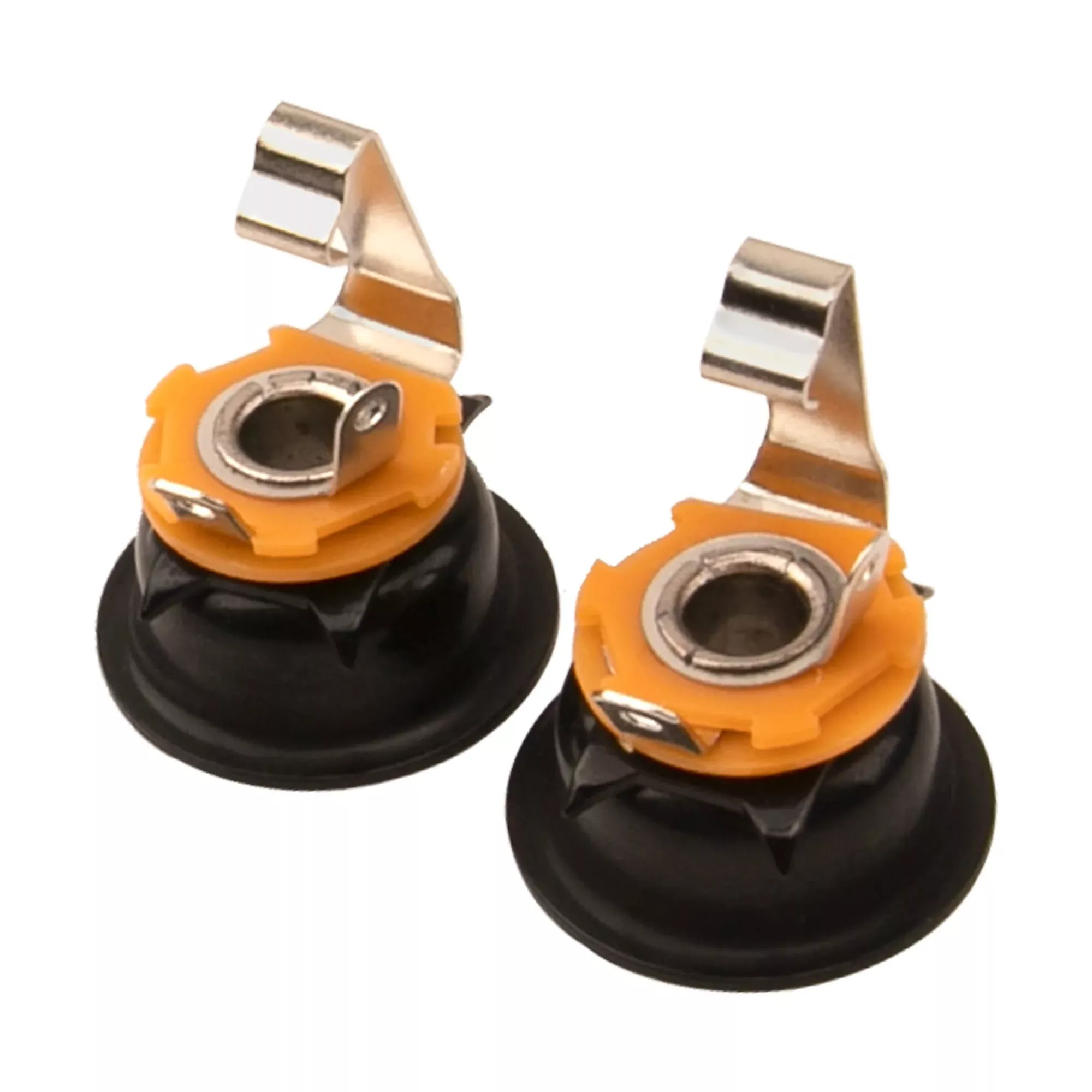 2Pcs Yootones 1/4 Inch Guitar Stereo Output Socket Jack Plug Compatible with Fender Telecaster TL Electric Bass Ukulele Guitar A