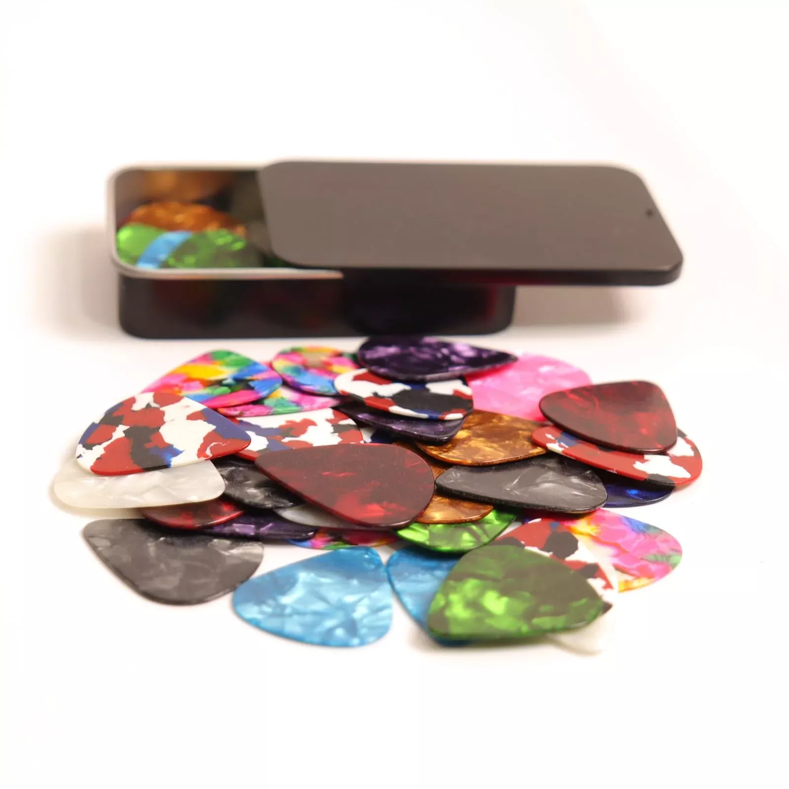 3 Thickness Guitar Picks,48 Pcs Fishkonw Guitar Picks for Acoustic Guitar,Thin,Medium,Heavy Guitar Pic for Bass Guitar