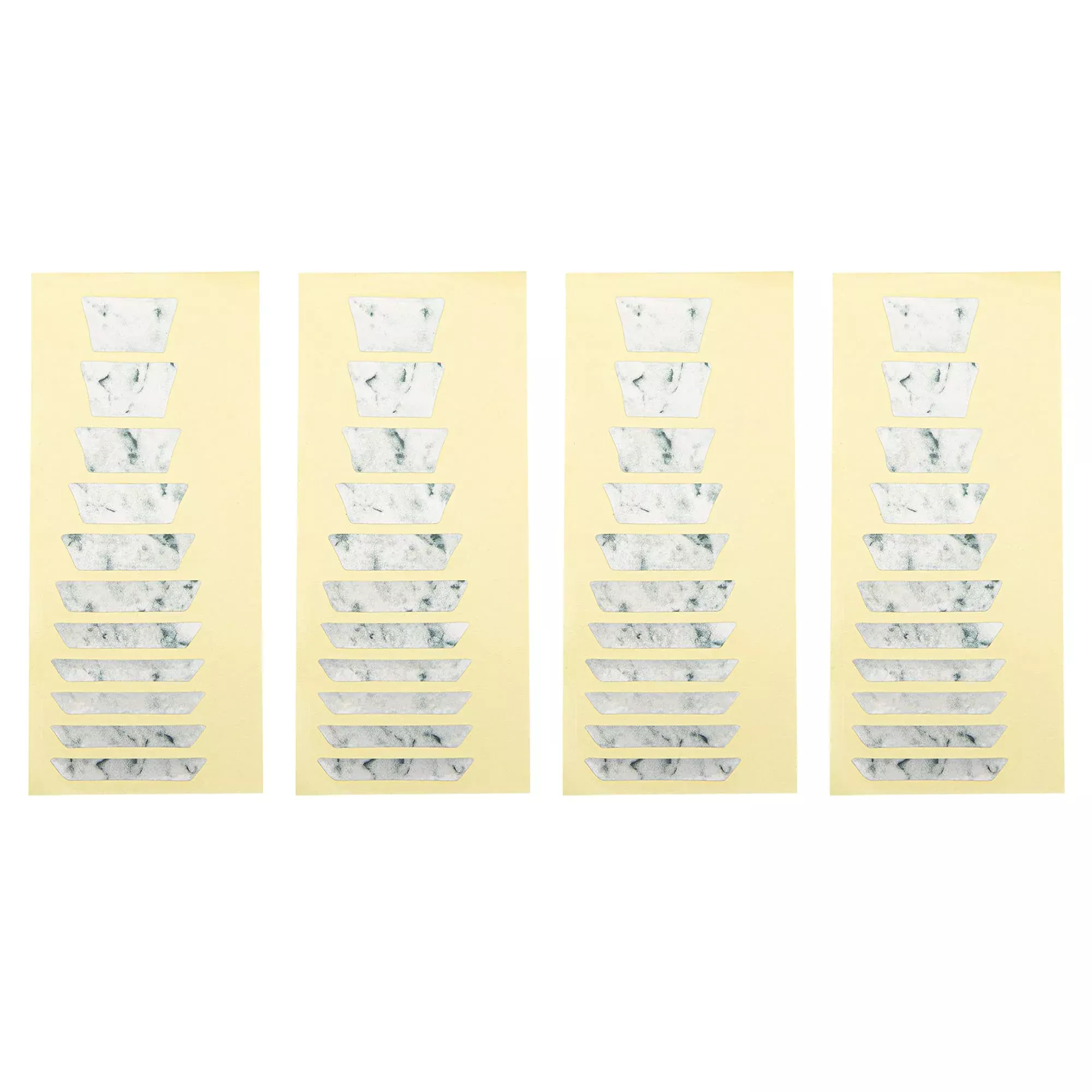 4Set Yootones Guitar Fingerboard Sticker Professional Folk Inlay Decal Ultra Thin Fretboard Sticker for Beginner Learner Practic