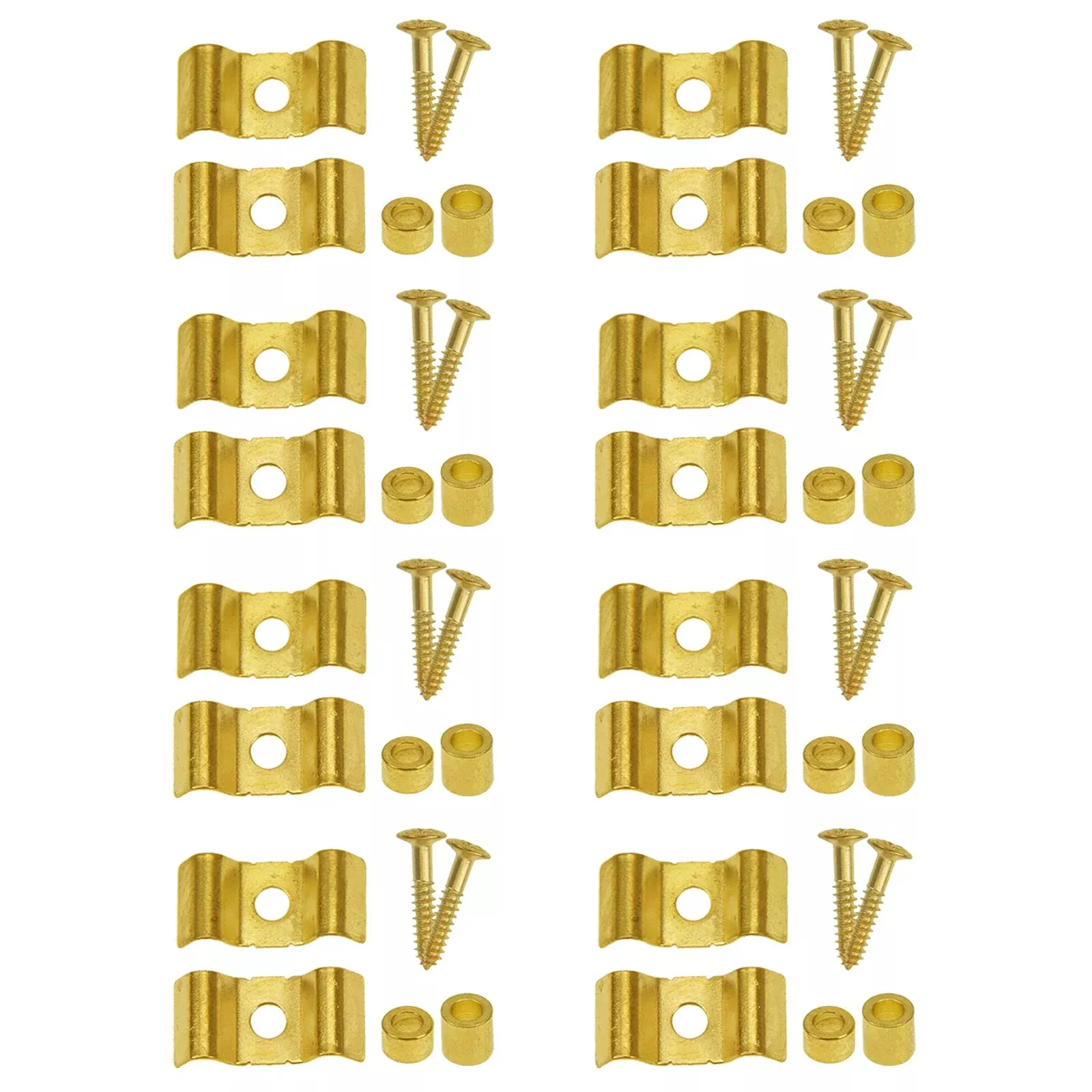 8Pairs Yootones Guitar String Trees String Retainer Guides Compatible with Strat Tele Style Electric Guitar Bass Parts Replaceme