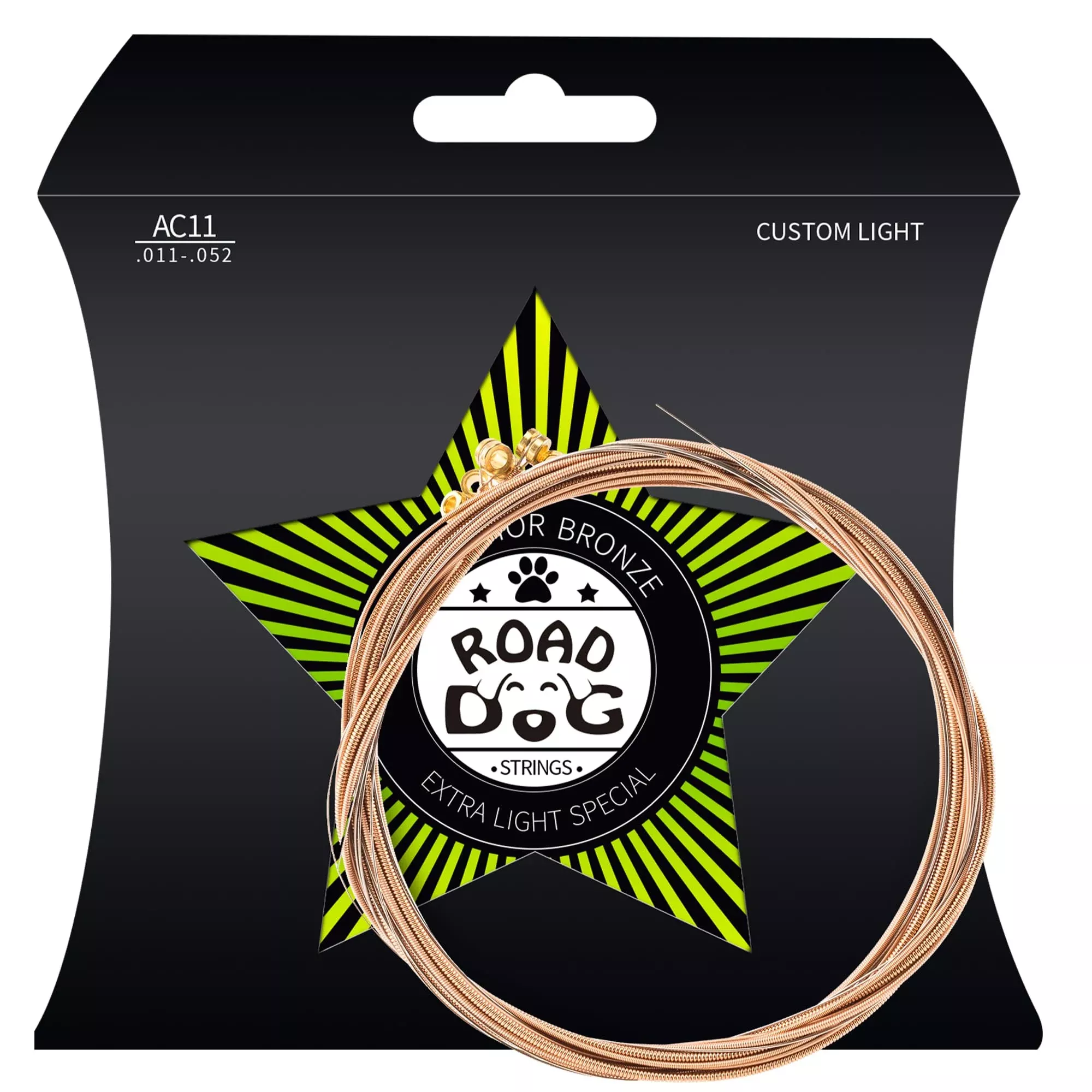 Acoustic Guitar Strings 6 String Guitar Set Nickel Plated Steel with PVD Ion Coating Guitar Strings Acoustic Guitar Accessories