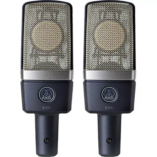AKG C214/ST Condenser Microphones (Used)