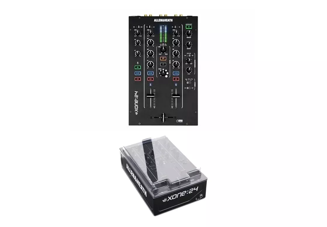 Allen & Heath Xone:24 Professional 2+1 Channel Analog DJ Mixer + Decksaver