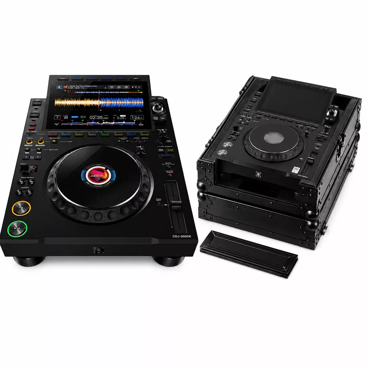 AlphaTheta CDJ-3000X A next-generation flagship DJ player + Odyssey Black Label Flight Case