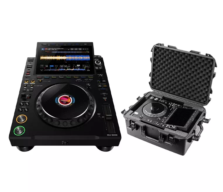 AlphaTheta CDJ-3000X A next-generation flagship DJ player + Odyssey Watertight and Dustproof Case