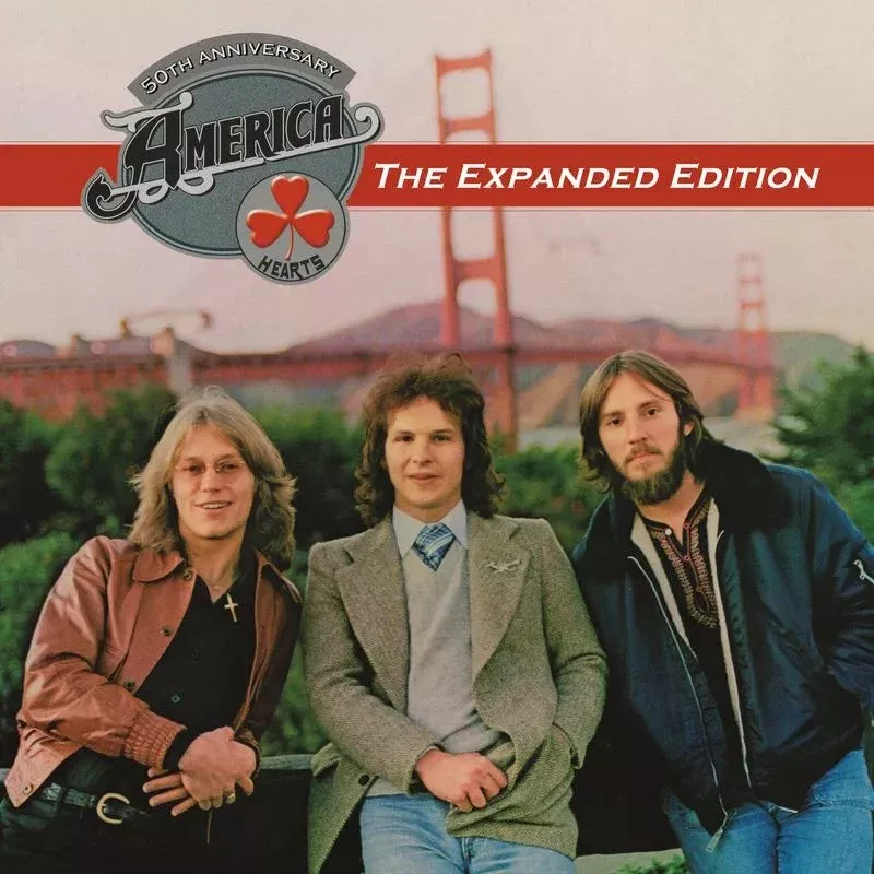 America- Hearts-50th Anniversary (Translucent Red Vinyl/Bonus Tracks)- Vinyl LP - RSD - Black Friday 2025