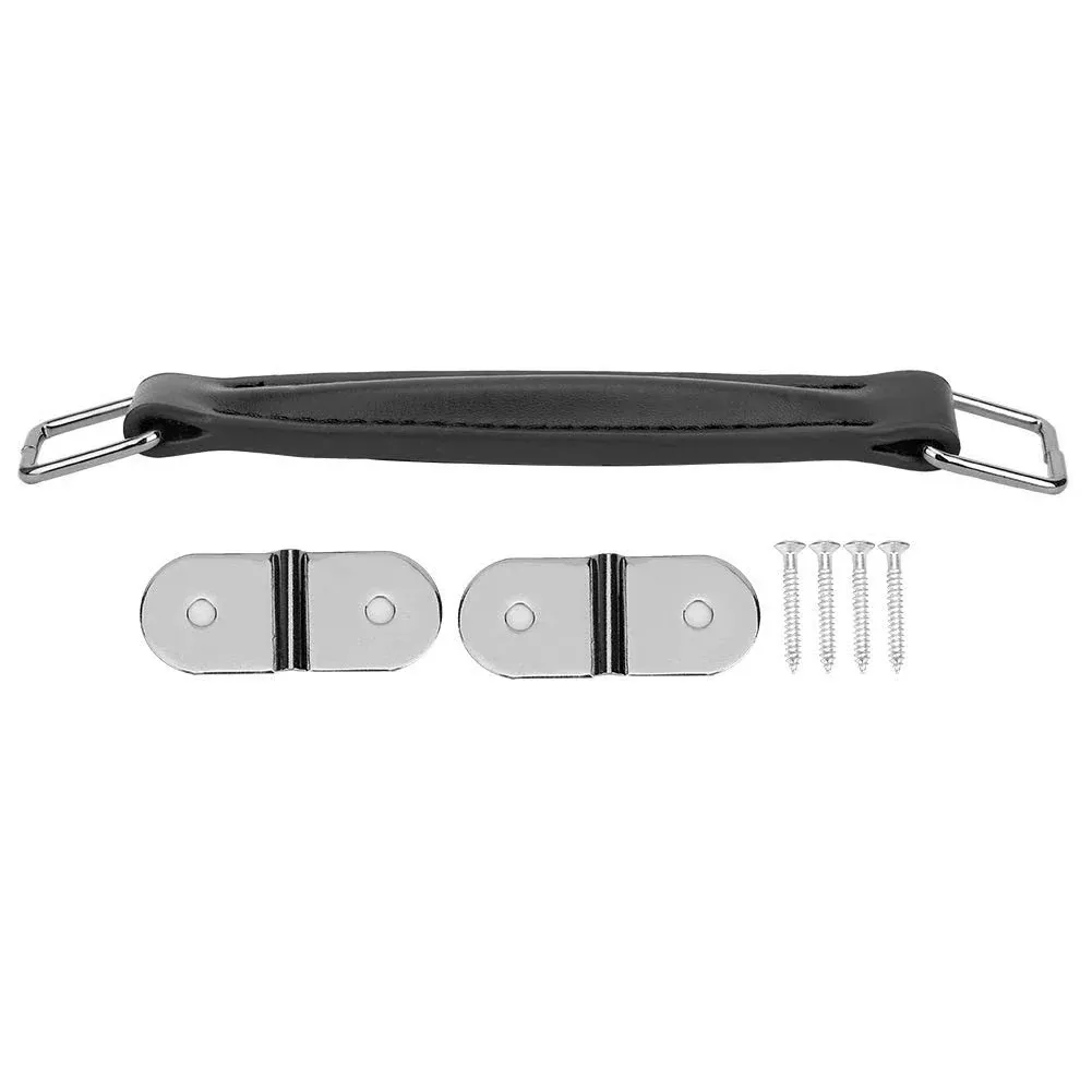 AMONIDA Guitar Amplifier Handle, PU Leather, Black, Compatible with Guitar Speakers