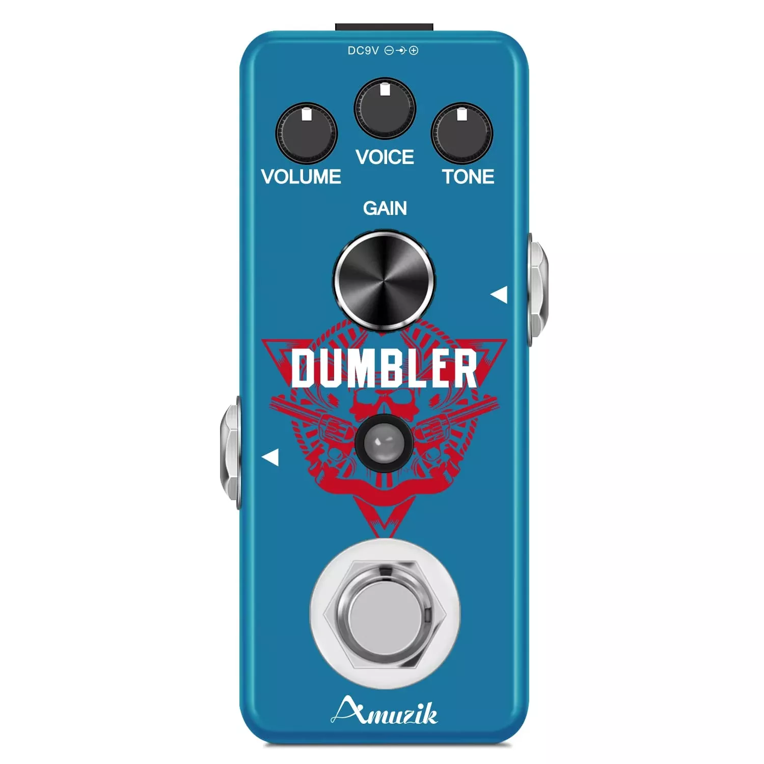 Amuzik Guitar Dumbler Effect Pedal for Electric Guitar Analog Dumbler Effects Pedals with Amp simulator Effect Overdrive Pedals