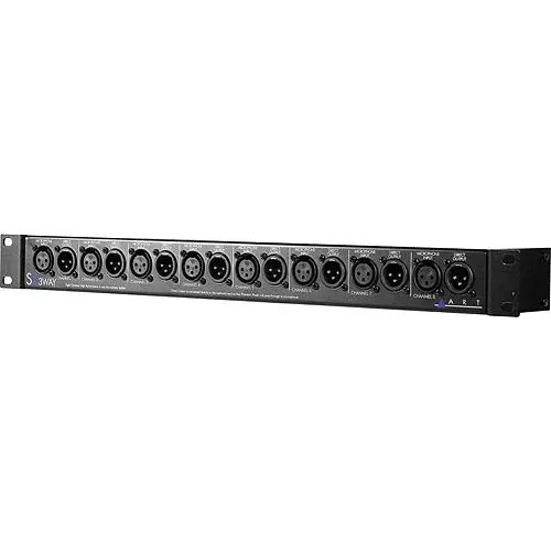 ART ProAudio ARTS8-3WAY ART-8CH 3 WAY MIC SPLITTER-BALANCED - ART S8-3WAY 8-Channel 3-Way Microphone Splitter