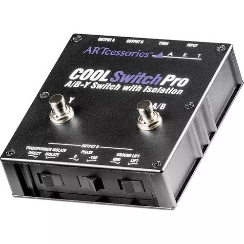 ART ProAudio COOLSWITCHPRO A-B-Y SWITCH - ART CoolSwitchPro Isolated A/B-Y Switch
