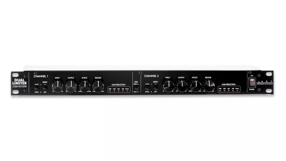 ART ProAudio DUALLIMITER ART STEREO PWM COMPRESSOR/LIMITER - ART DUALLIMITER Dual Limiter Two-Channel PWM Compressor/Limiter