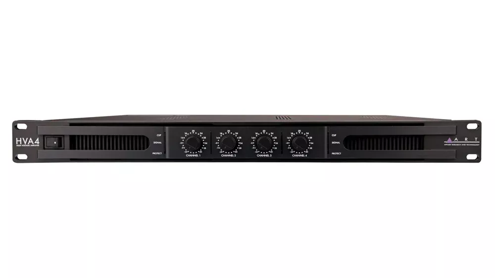 ART ProAudio HVA4 ART 4CH 70/100V INSTALL AMPLIFIER - ART HVA4 Install Amplifier