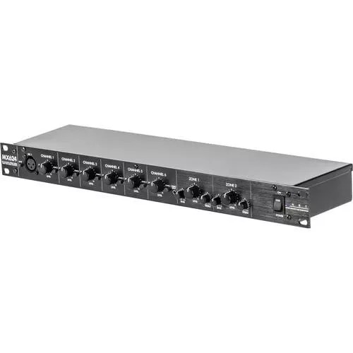 ART ProAudio MX624 ART 6CH 2 ZONE STEREO MIXER - ART MX624 6-Channel Stereo Mixer With Two Zone Outputs