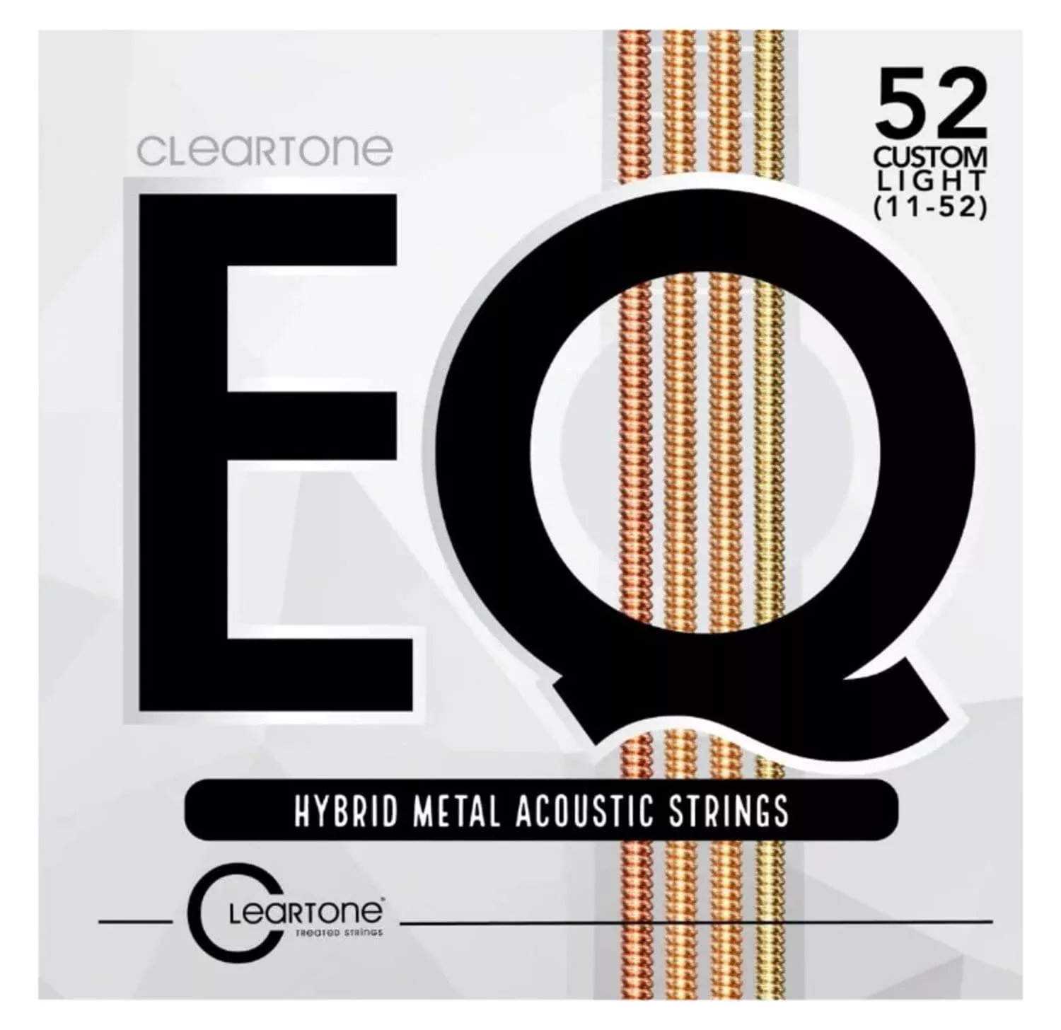 Cleartone EQ Hybrid Metal Acoustic Guitar Strings (11-52)