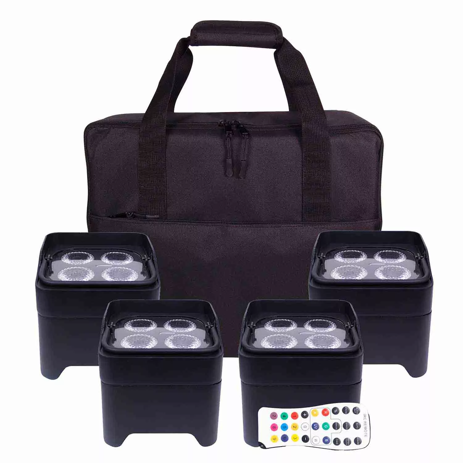 ColorKey CKW-6024 MobilePar Mini Hex 4 Uplight Bundle - 4-Pack