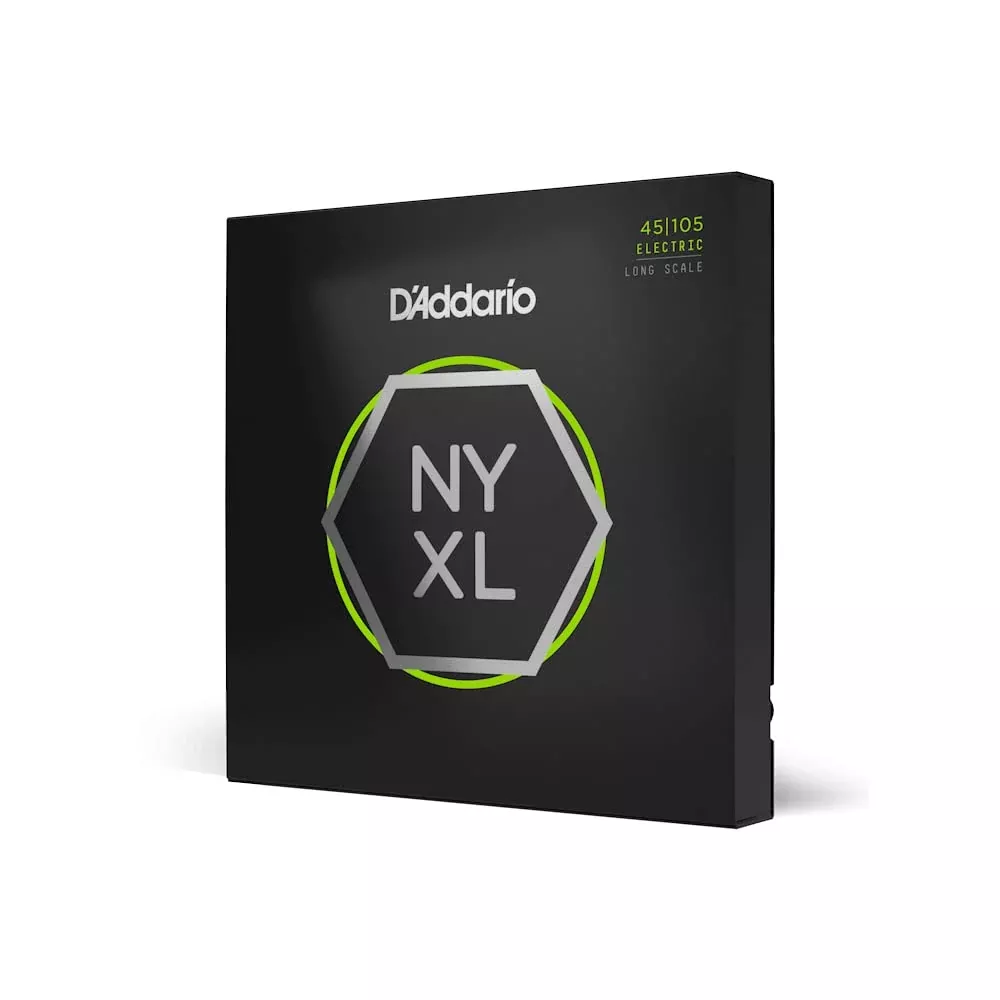 D'Addario Bass Guitar Strings - NYXL Bass Strings - NYXL45105 - Unrivaled Strength, Tuning Stability, Enhanced Response - For 4