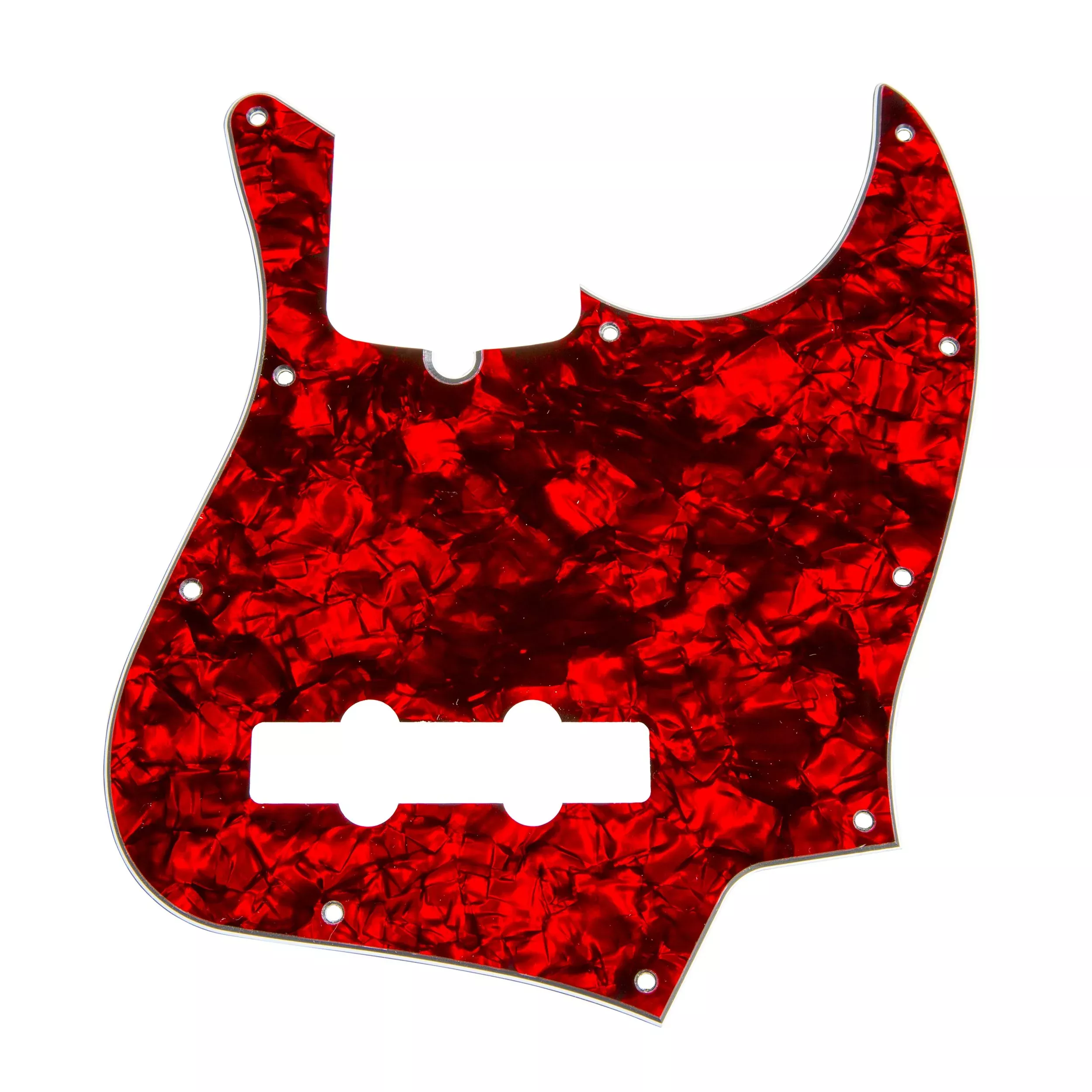 DAndrea Jazz Bass Pickguards for Electric Guitar, Red Pearl