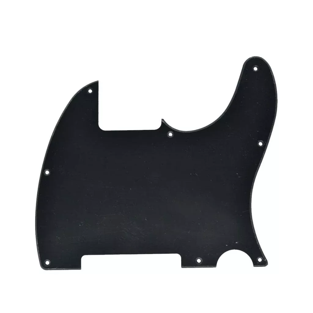 Dopro 8 Hole Tele Blank Guitar Pickguard Scratch Plate for FD Telecaster Esquire Mattle Black