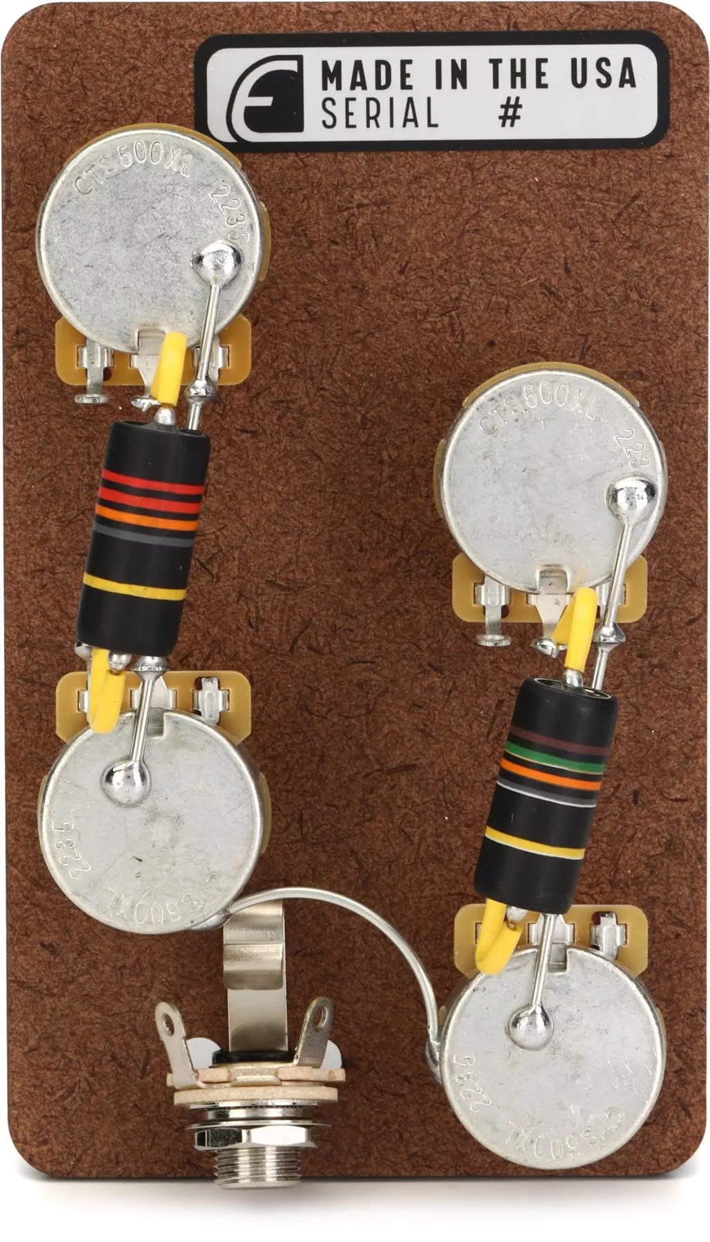 Emerson Custom Prewired Kit for Gibson Les Paul Guitars - Long Shaft