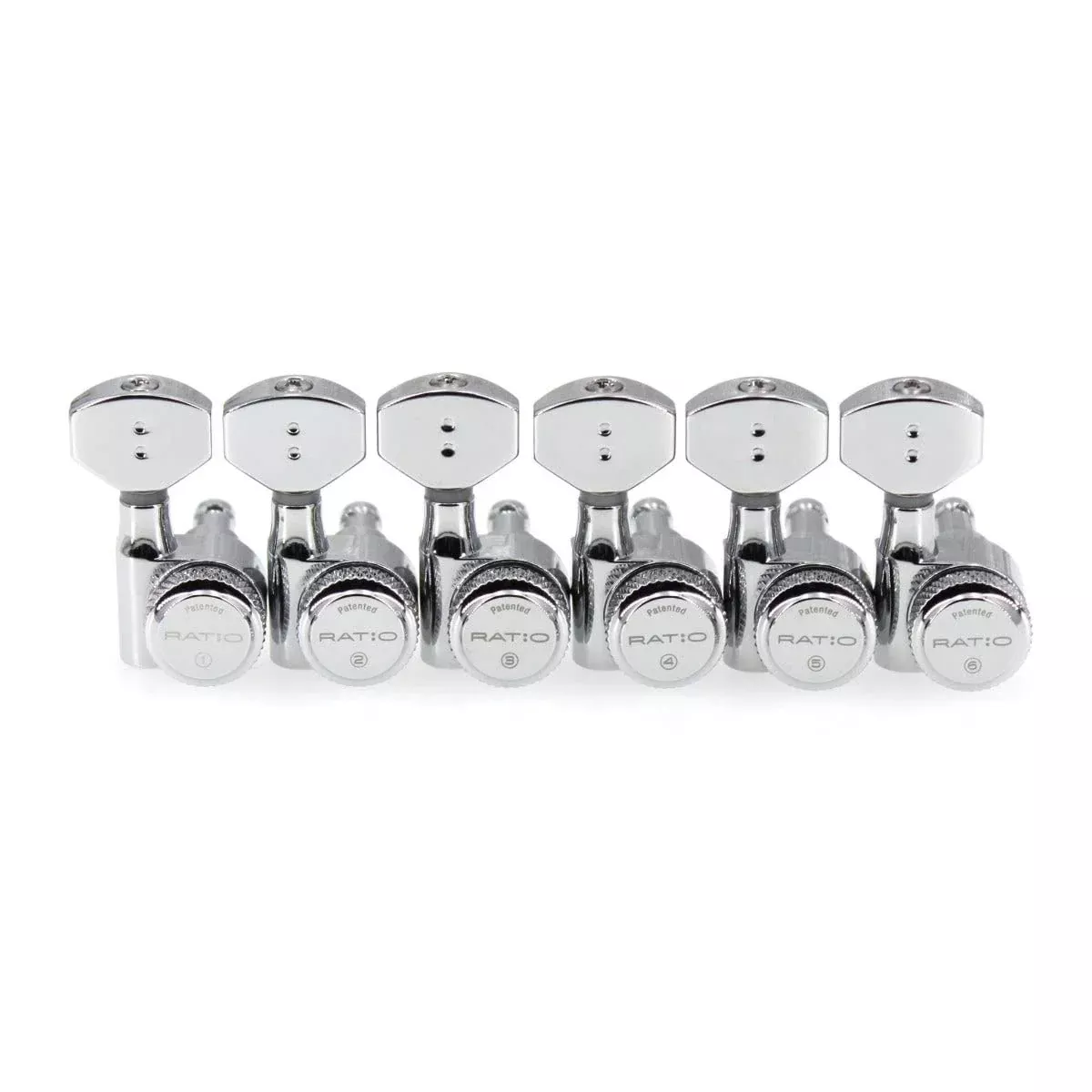 GraphTech Ratio Electric Locking 6 in-Line Classic 2 Pin Black
