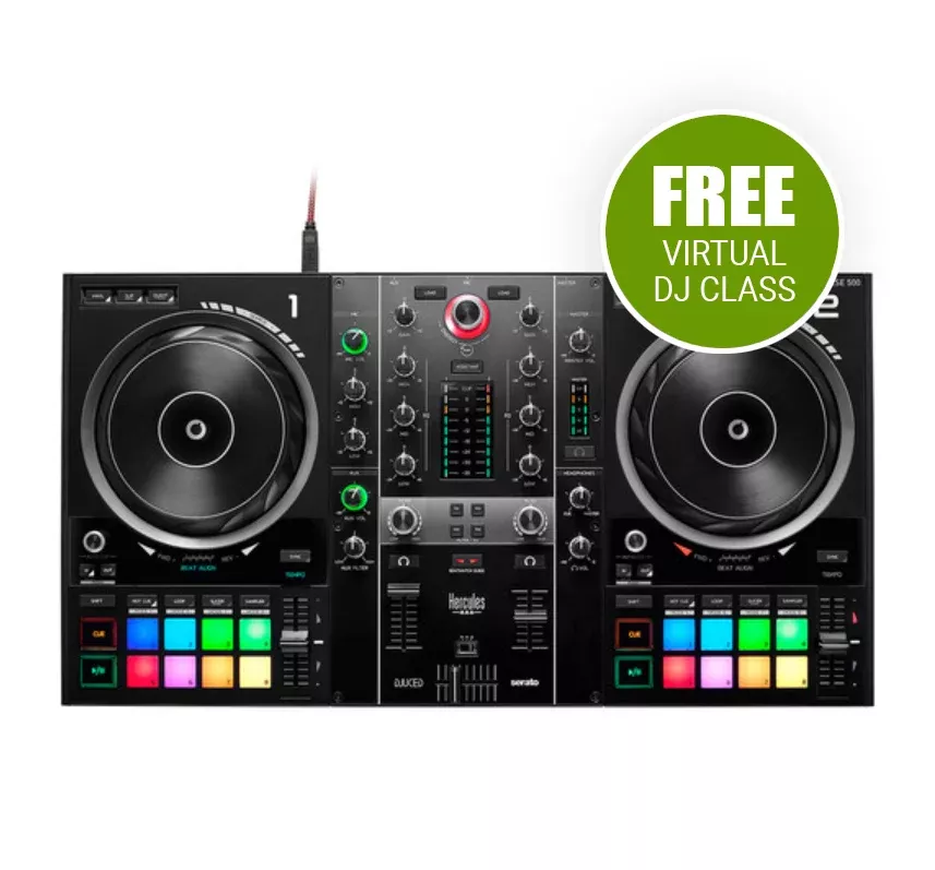 Hercules DJControl Inpulse 500 + Free 30 Minutes DJ Class