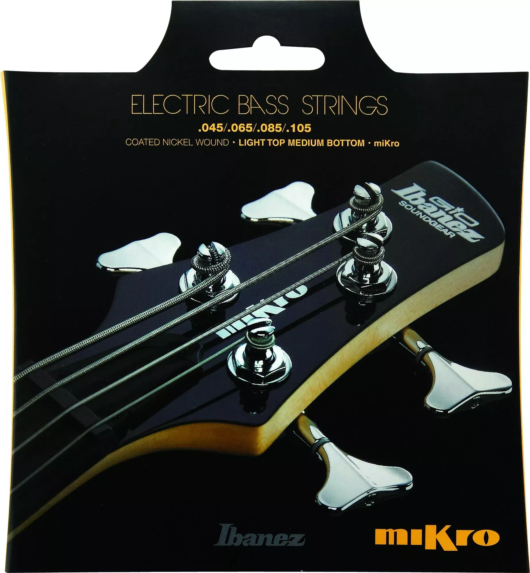 Ibanez IEBS 4 Coated Nickel Wound Mikro Bass Guitar Strings (IEBS4CMK)