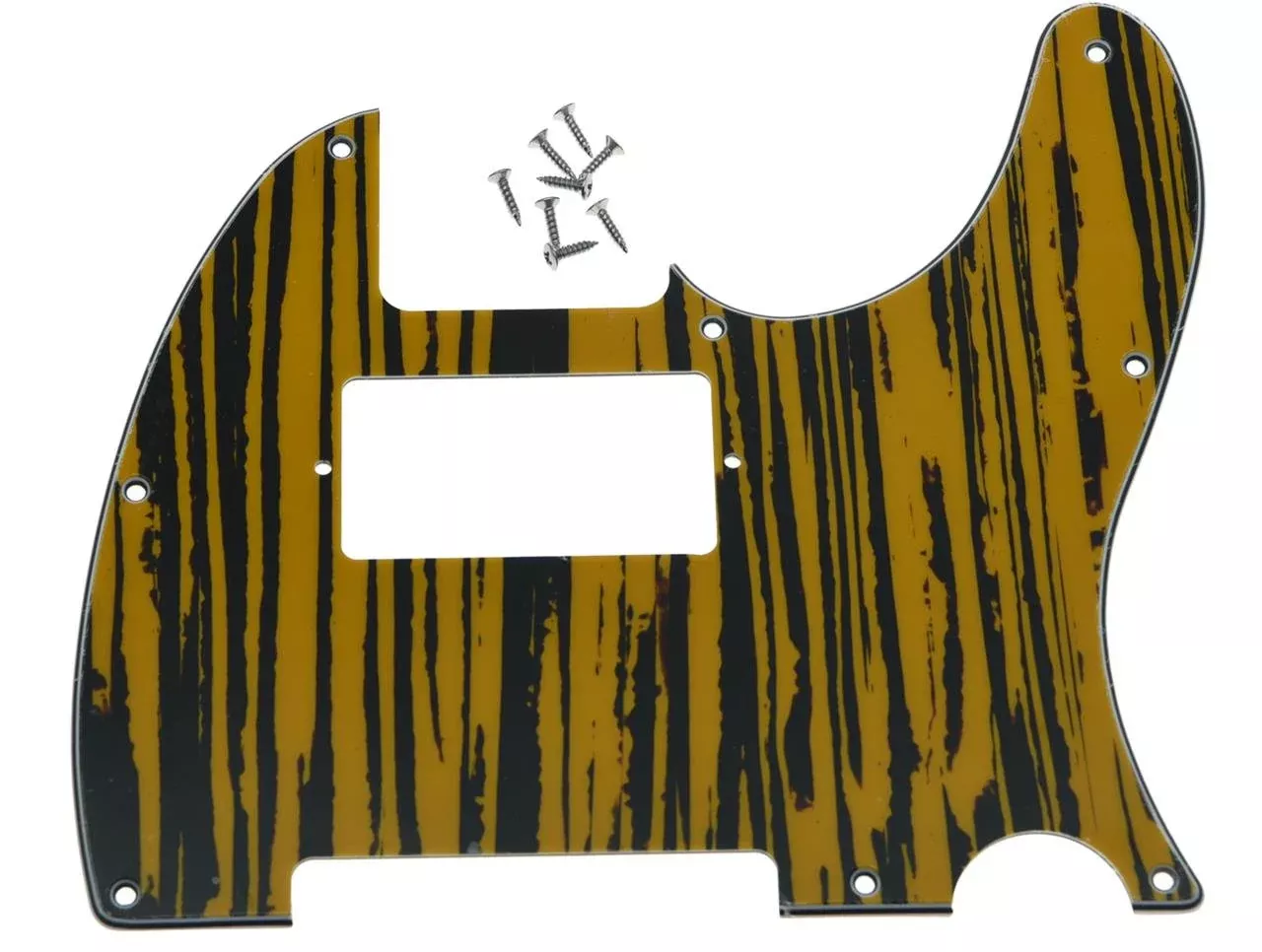 KAISH 8 Hole Tele Guitar Humbucker Pick Guard TL Pickguard for USA/Mexico Telecaster/Tele White Pearl