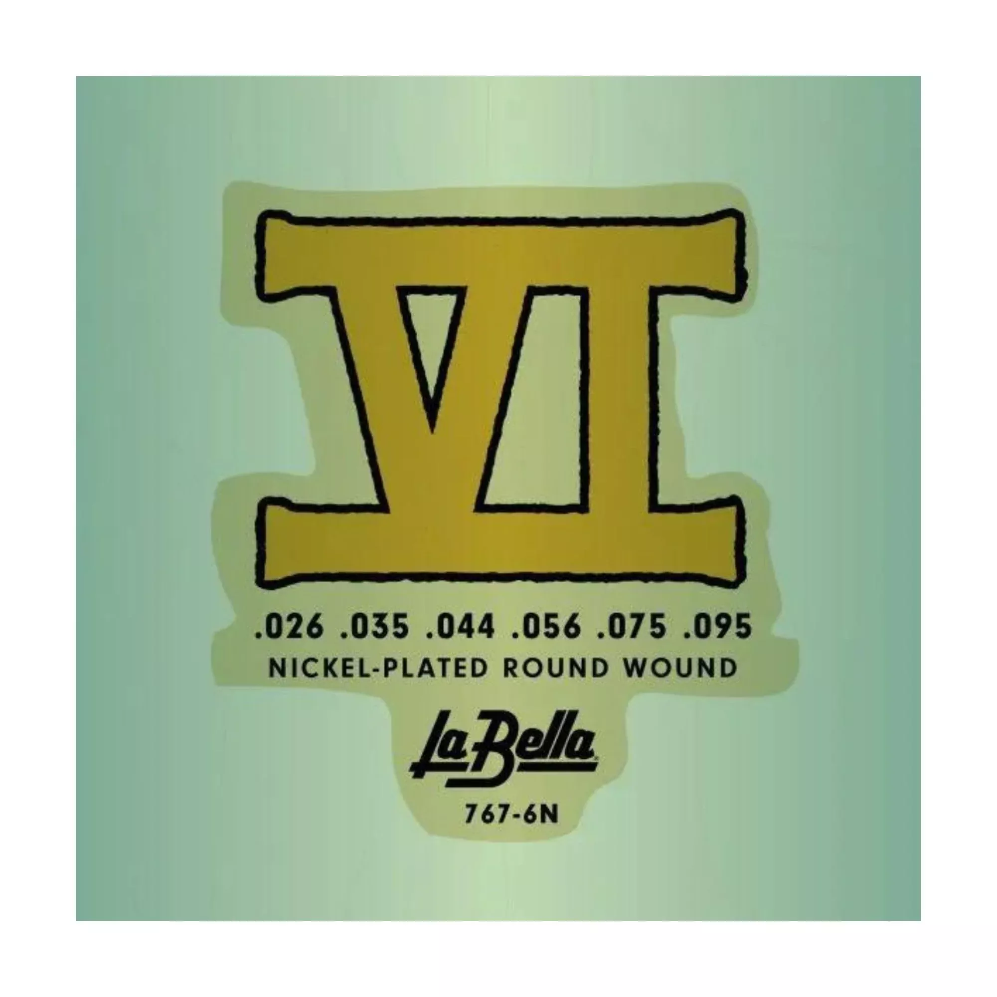 La Bella 767-6N Bass VI Nickel-Plated Round Wound Guitar Strings