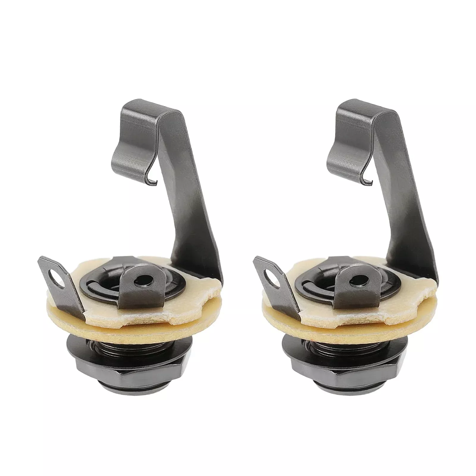 The Lord of the Tools 2Pcs Guitar Input Jack 6.5mm Jack Mono Panel Mount Receptacle 1/4 Inch Female Guitar Input Jack for Guitar