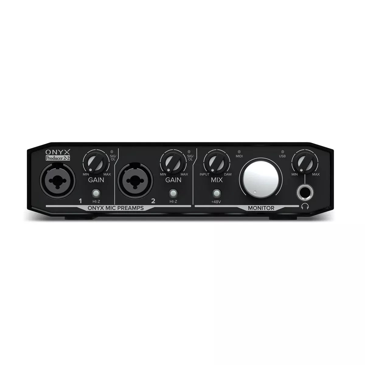 Mackie Audio Interface, Onyx Producer 2X2 USB Audio Interface with MIDI (Onyx Producer 2-2)