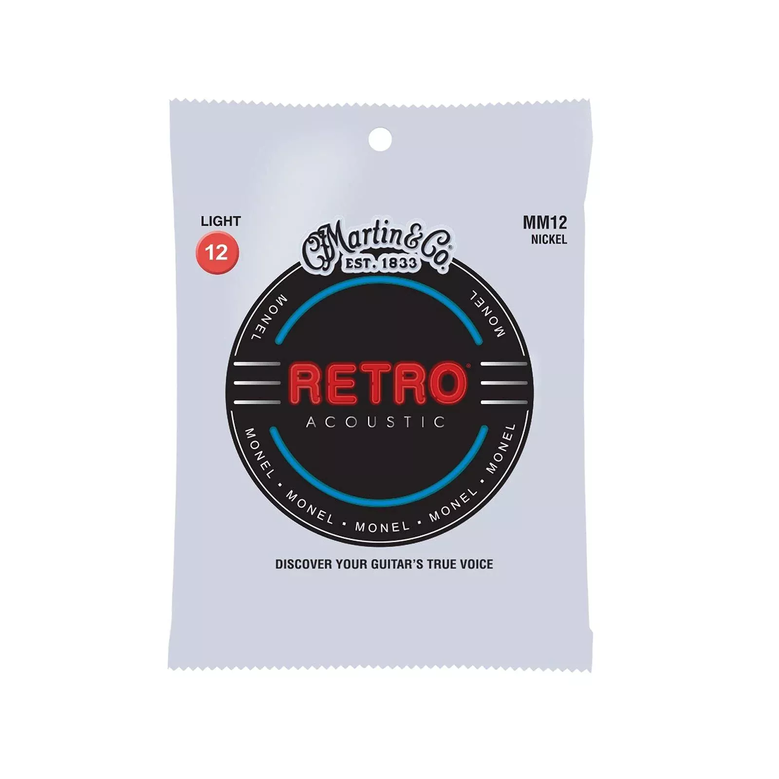 Martin MM12 Retro Monel Acoustic Guitar Strings