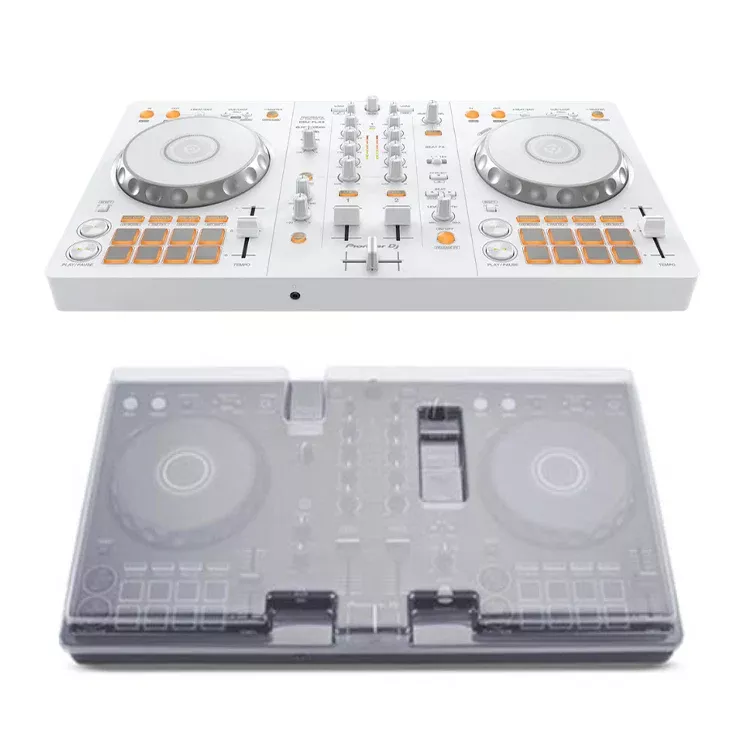 Pioneer DJ DDJ-FLX4 2-Channel DJ Controller- White + Decksaver Dust Cover