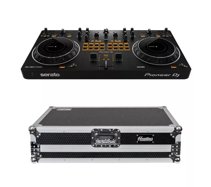 Pioneer DJ DDJ-REV5 DJ Controller + Headliner DJ Controller Flight Case