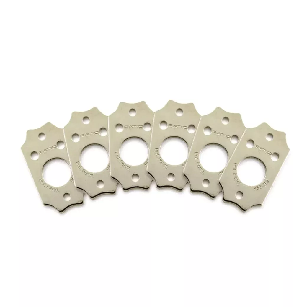 PRT-952-213-N0: Ratio InvisoMatch Premium Mounting Plates For Gibson Style Screw Hole - Nickel