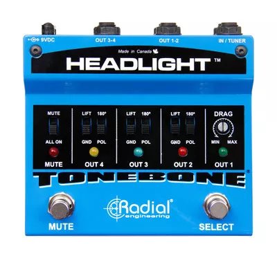Radial Engineering Tonebone Headlight Guitar Amp Selector