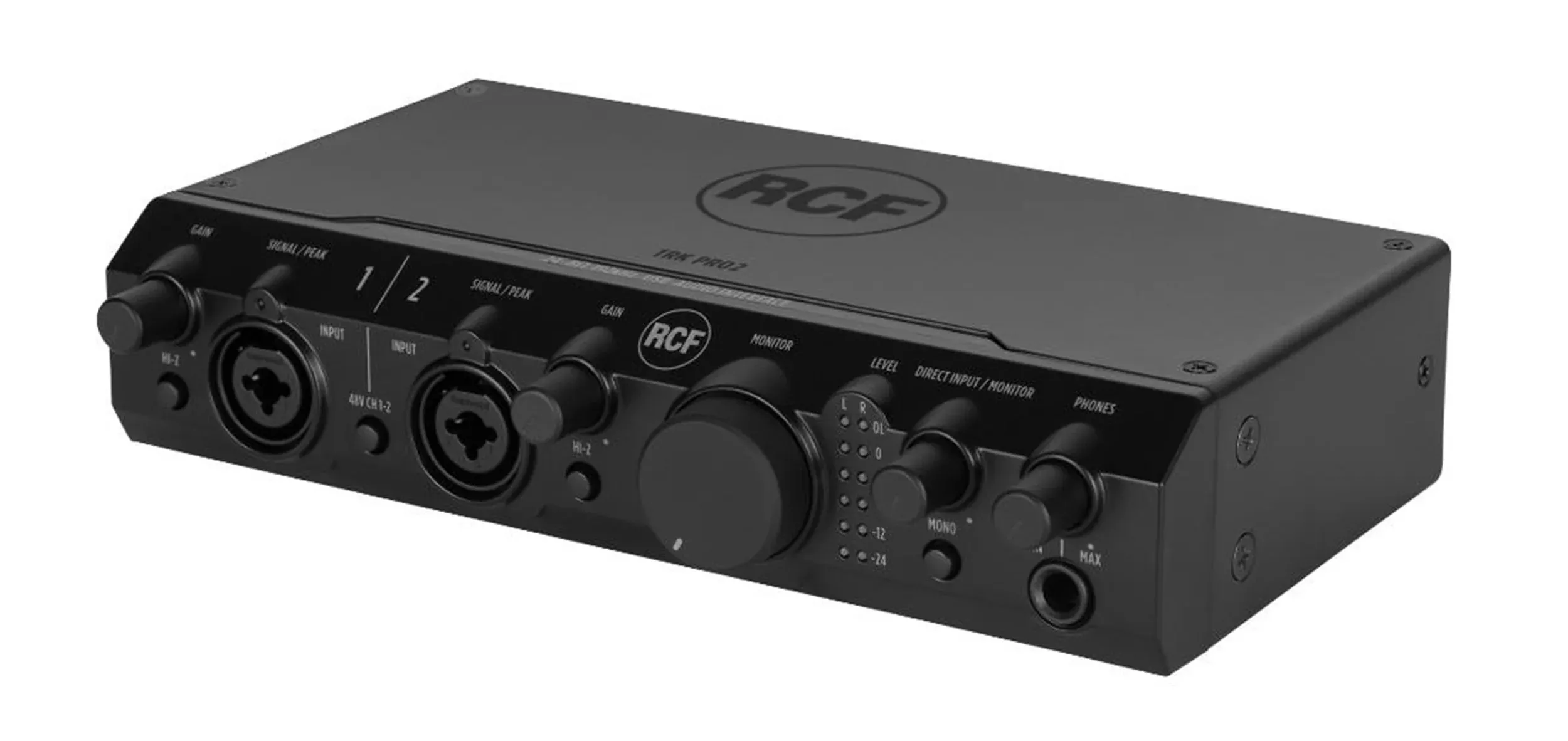 RCF TRK-PRO2 2 x 2 Channel USB Interface w/ 24-Bit / 192 kHz